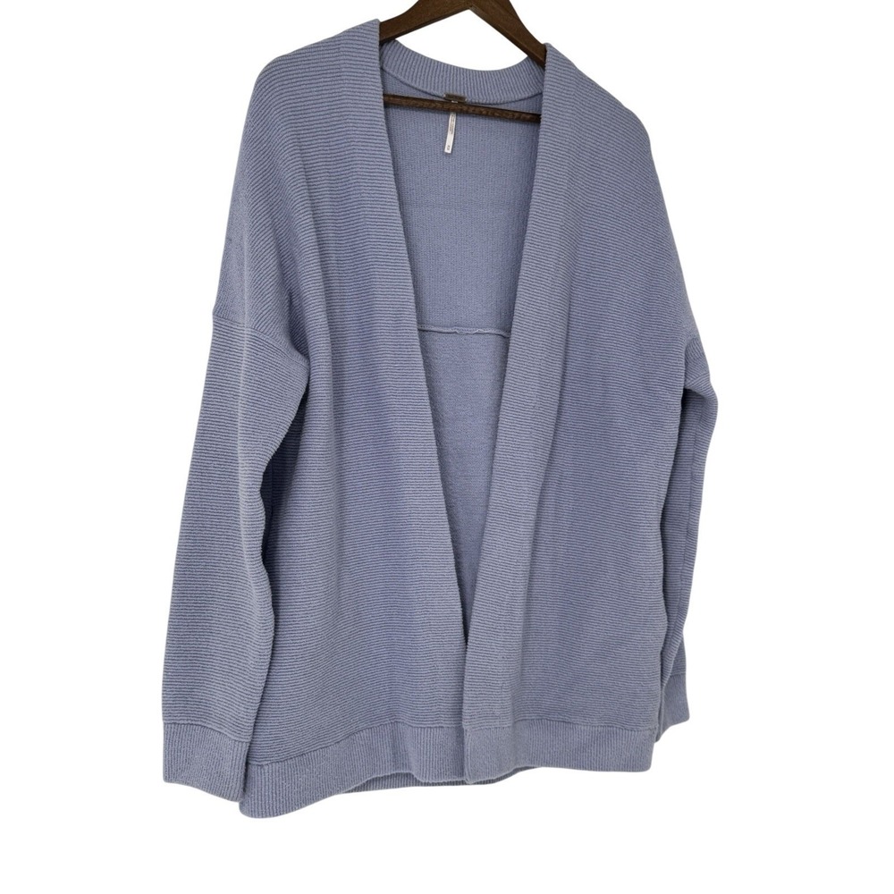 Free People Cardigan Serenity Ottoman Knit Sweater Oversized Cozy M